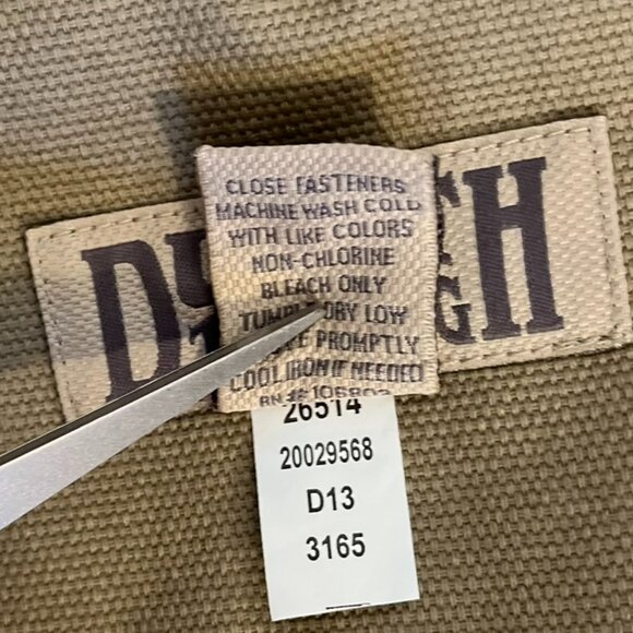 Duluth Trading Co Men Tan Duluth Flex CanvasFire House Presentation Jacket Sz Xl - Picture 10 of 11